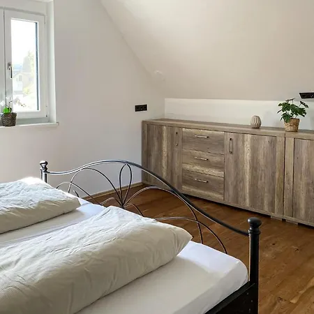Awesome In With Outdoor Swimming Pool, Wifi And Heated Swimming Pool 아파트 Mahrensdorf